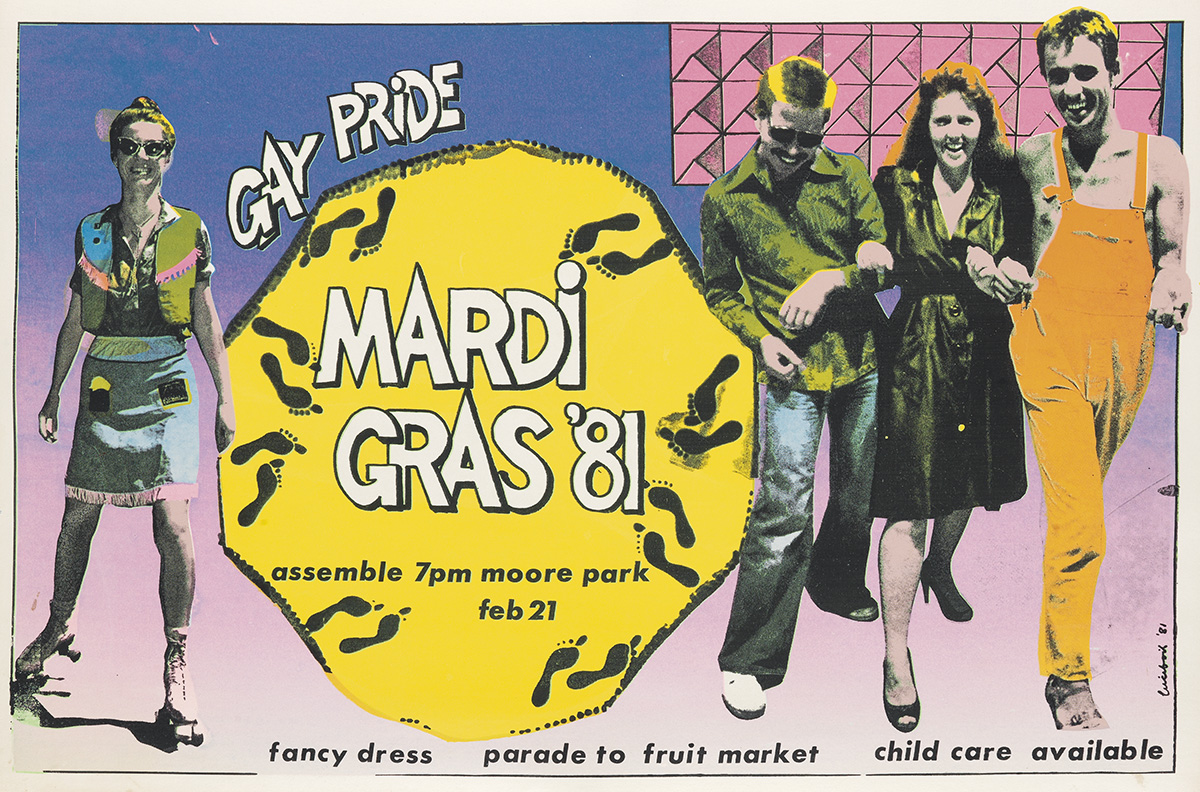 SHEONA WHITE (DATES UNKNOWN)  Gay Pride Mardi Gras 81.